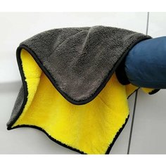 Микрофибра для авто, полотенце из микрофибры 30 х 30 см ( в наборе 3 шт) Нет бренда
