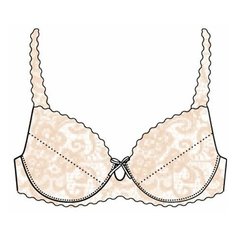Бюстгальтер SieLei Wonder Lace, размер 2E, bianco