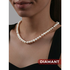 Колье Diamant, красное золото, 585 проба, жемчуг, длина 45 см.