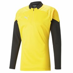 Олимпийка PUMA teamCUP, размер XL, , черный/желтый
