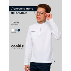 Лонгслив Cookie, размер 128, белый