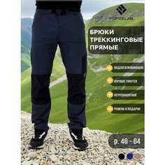 Брюки утеплённые FORCELAB Спорт, размер 4XL, черный