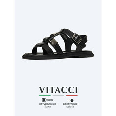 Сандалии VITACCI, размер 39, черный