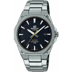 Наручные часы CASIO, черный, серебряный