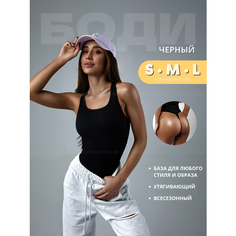 Боди бельевое, размер S, черный Oksy Brand