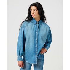 Рубашка Wrangler, размер M, синий
