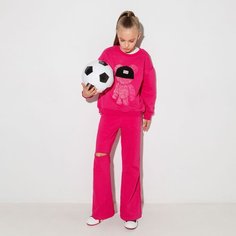 Брюки Amarobaby, размер 146, фуксия