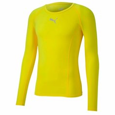 Термобелье верх PUMA Liga Baselayer, размер XXL, светло-желтый