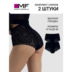 Трусы MARK FORMELLE Нижнее белье, размер 3XL, черный/черный