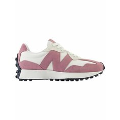 Кроссовки New Balance 327, полнота F, размер 7 US, розовый/белый