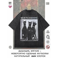 Футболка OFF STREET, размер XXL, черный/черный