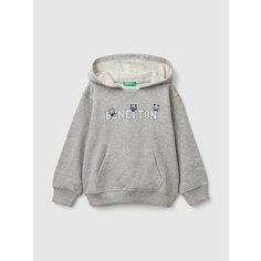 Толстовка UNITED COLORS OF BENETTON, размер 110, серый