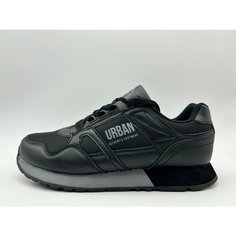 Кроссовки URBAN AUTHENTIC, полнота 6 (RU)/ на среднюю стопу, размер 40.5, черный