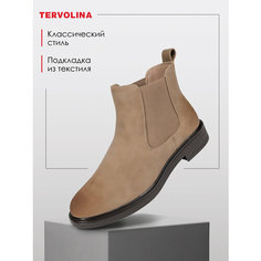 Ботинки челси TERVOLINA, размер 40, бежевый