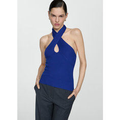 Топ MANGO SHIFFER, размер M INT, темно-синий