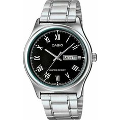 Наручные часы CASIO, черный, серебряный