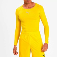 Термобелье верх PUMA Liga Baselayer, размер S, желтый