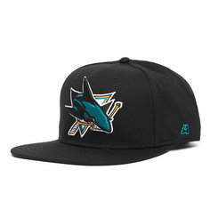 Бейсболка Atributika & Club San Jose Sharks для мужчин и женщин, размер 56-59, черный