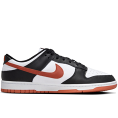 Кроссовки NIKE Dunk Low Retro, размер 8.5 US, black/red/white