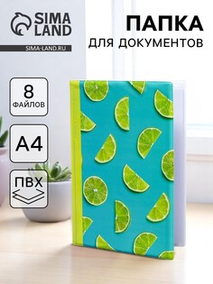 Папка для документов docs, 8 файлов а4 No Brand
