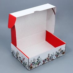 Коробка подарочная новогодняя складная Дарите счастье