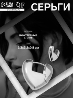 Серьги металл QF