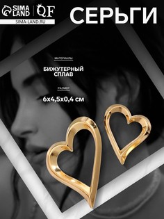 Серьги металл QF