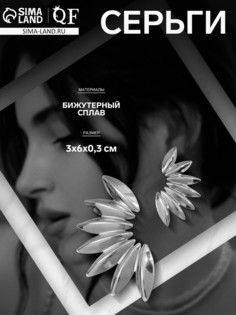 Серьги металл QF
