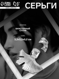 Серьги металл QF
