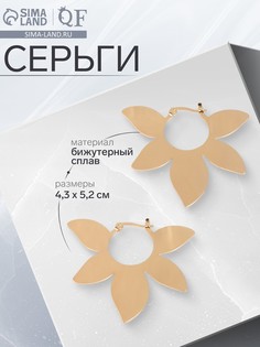 Серьги металл QF