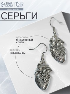 Серьги металл QF