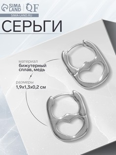 Серьги металл QF