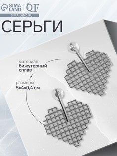 Серьги металл QF