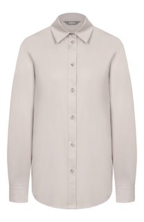 Хлопковая рубашка Max Mara Leisure