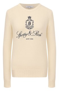 Хлопковый пуловер Sporty and Rich