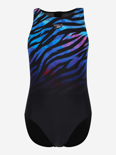 Купальник слитный для девочек Speedo, Черный