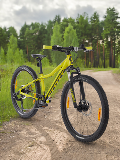 Велосипед для мальчиков Scott Scale 24" Disc, 2022, Желтый