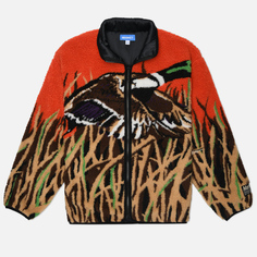 Мужская флисовая куртка MARKET Duck Pond Sherpa, цвет оранжевый, размер S