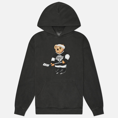 Мужская толстовка MARKET Hockey Bear Hoodie, цвет чёрный, размер S
