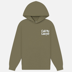 Мужская толстовка MARKET Call My Lawyer Hoodie, цвет оливковый, размер S