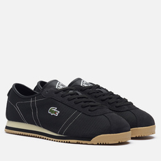Мужские кроссовки Lacoste Club-Low, цвет чёрный, размер 40.5 EU