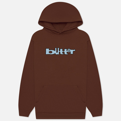 Мужская толстовка Butter Goods Warped Pullover Hoodie, цвет коричневый, размер M