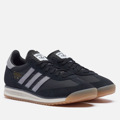Мужские кроссовки adidas Originals SL 72 RS, цвет чёрный, размер 40.5 EU
