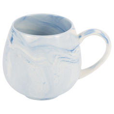 Кружка Gipfel Marble blue синяя 400 мл