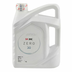 Синтетическое моторное масло ZIC Zero 0W-30, 4 л, 1 шт.