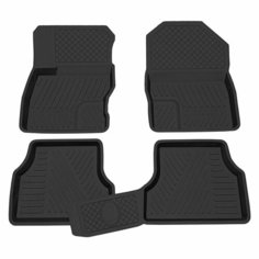Коврики салона резиновые для Ford Focus 2 2008-2011 / Форд Фокус 2 Rezkon