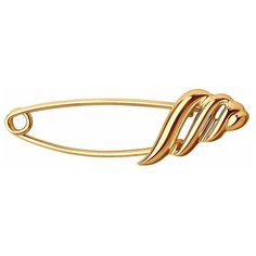 Брошь Diamant, красное золото, 585 проба