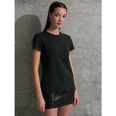 Футболка Uzcotton, размер 40-42\XS, черный