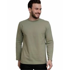 Лонгслив Uzcotton Premium, размер 44-46\S, , оливковый