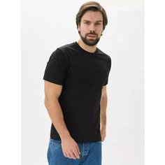 Футболка Uzcotton Basic, 1 шт., размер 50-52\XL, черный